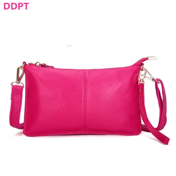 

DDPT Women Genuine Leather Day Clutches Candy Color Bags Women's Fashion Crossbody Bags Small Clutch Bags
