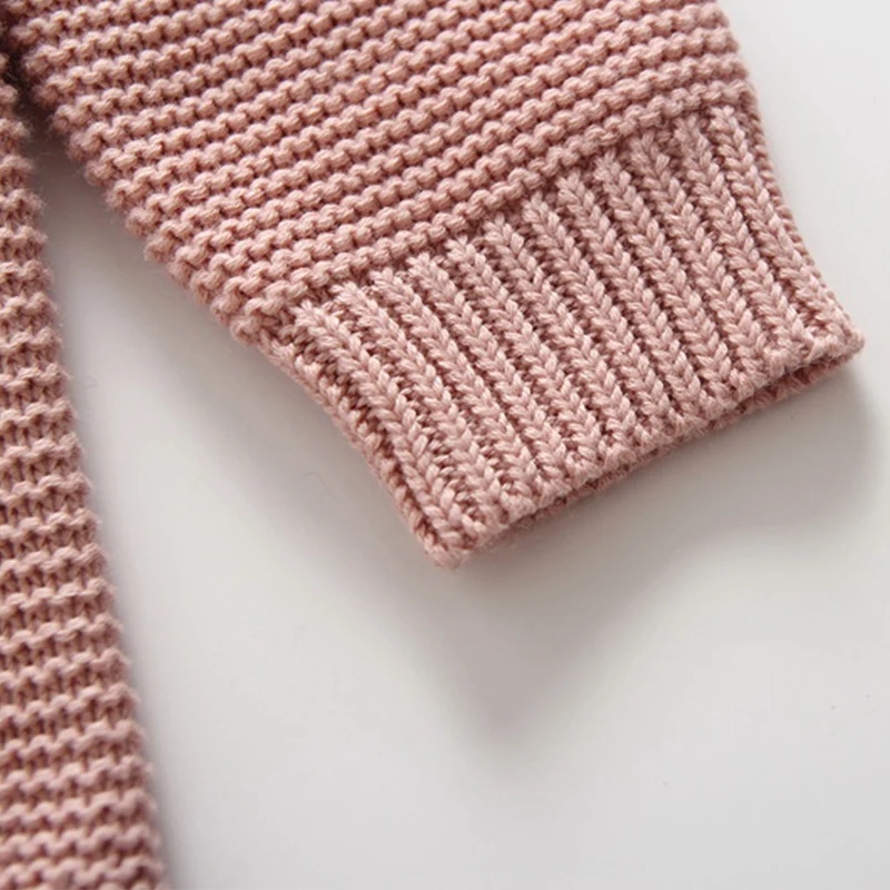 Baby Girl Romper Autumn Baby Knitted Romper Ruffle Long Sleeve Baby Clothes Infant Baby Jumpsuits Girl overall