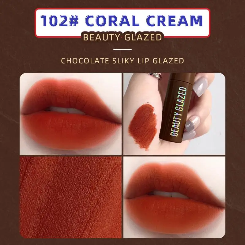 12 Color Sexy Long Lasting Velvet Matte Lip Gloss For Women