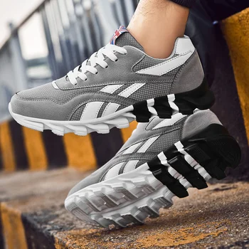 

2020 New Brand Breathable Running Shoes Outdoor Lightwight Joggging Walking Shoes Spring Summer Men Anti Slip Sport Gym Shoes