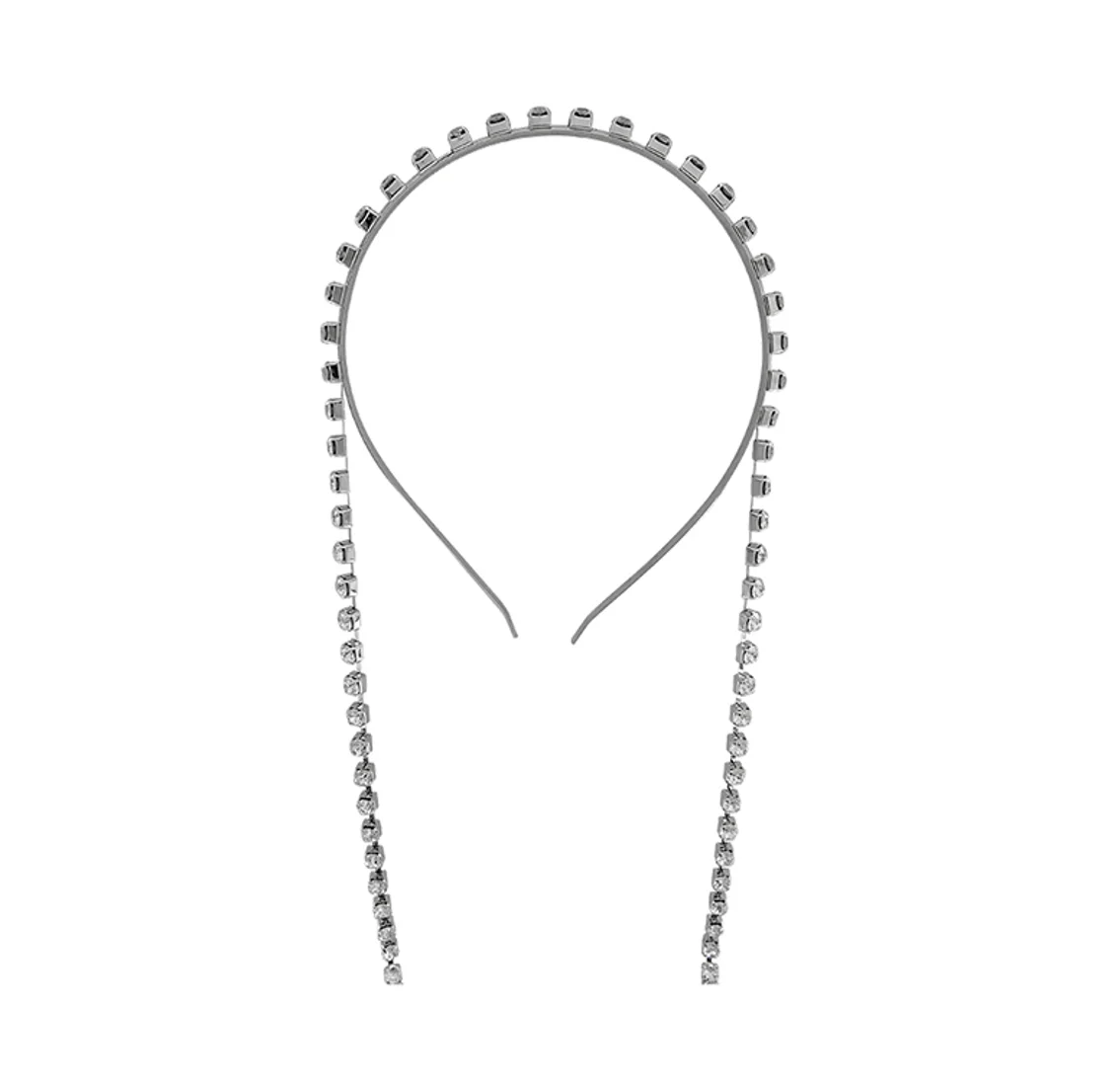 trend Artificial Rhinestone Simple Tassel Headband Hair Accessories for women Design Fashion Jewelry