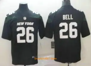 26 Le'Veon Bell 33 Jamal Jets 14 Sam Darnold мужчины футбол Джерси 95 киннен Вильямс 57 C. J. Майки Mosley 12 Joe namak - Цвет: Серый