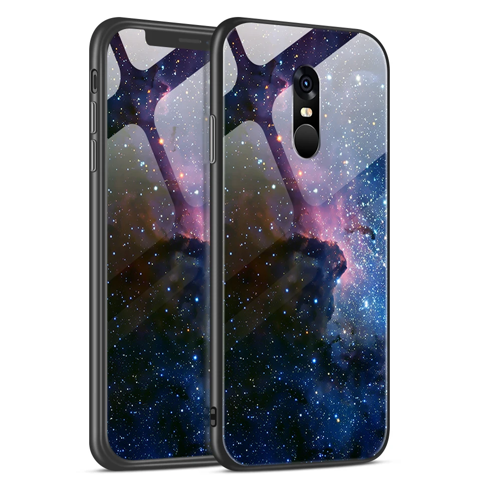 Для Xiaomi Redmi Note 4/4X роскошный чехол из закаленного стекла для Remi Note 4 Pro CN Version/4 Gobal Version Fashion Soft Edge Shell - Цвет: W104