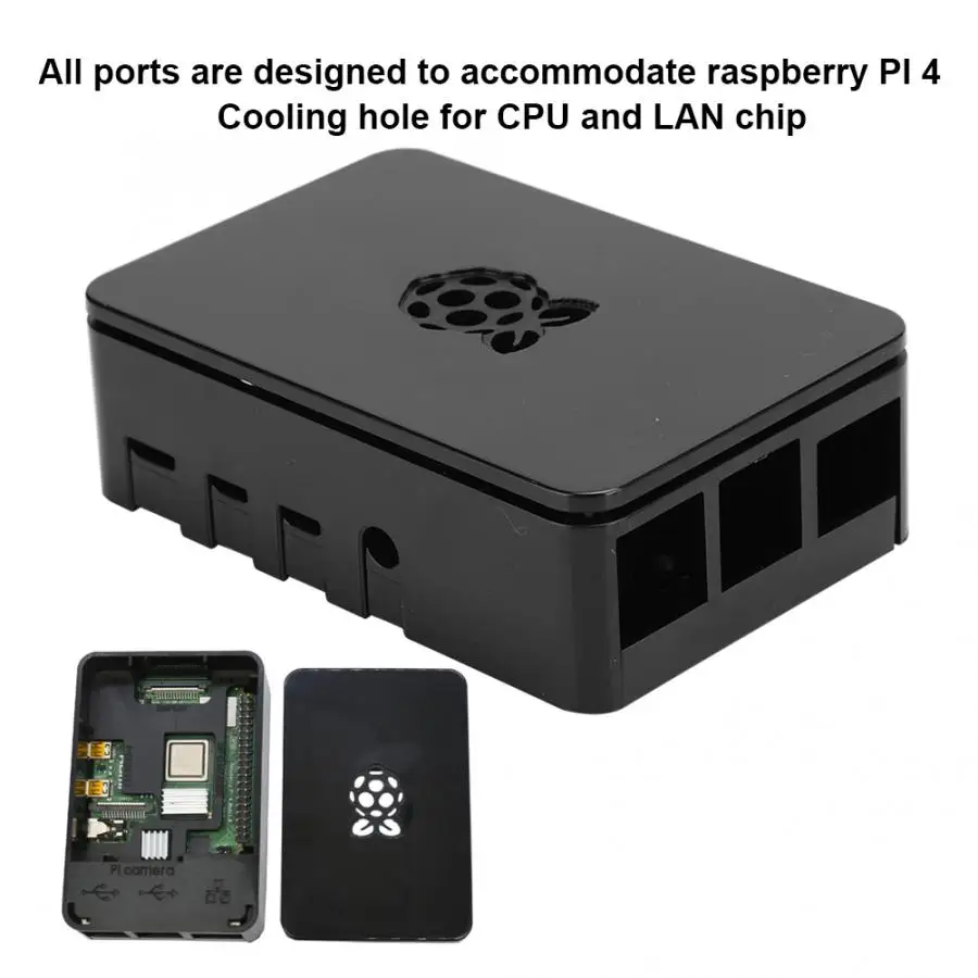 Чехол для Raspberry Pi 4 ABS корпус с вентиляционным отверстием и съемной крышкой 9,4x6,3x3,0 см Новинка