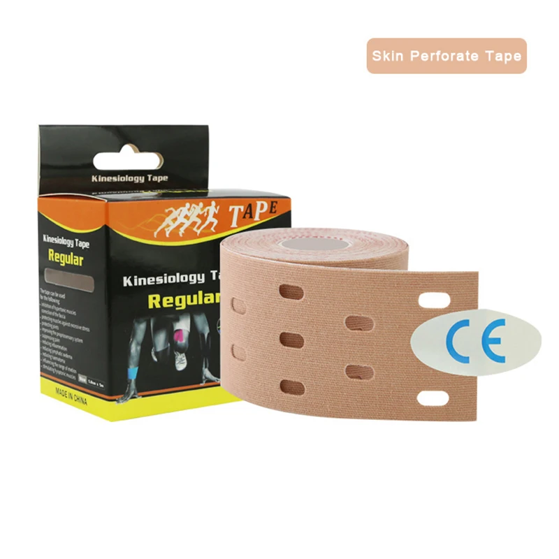 Sports Tape 5cm*5m Upgraded Pre Cut Muscle Tape Elastic Roll Sports Kneepad Internal Cotton Elastic Adhesive Sport Kinesiology Patch Injury
