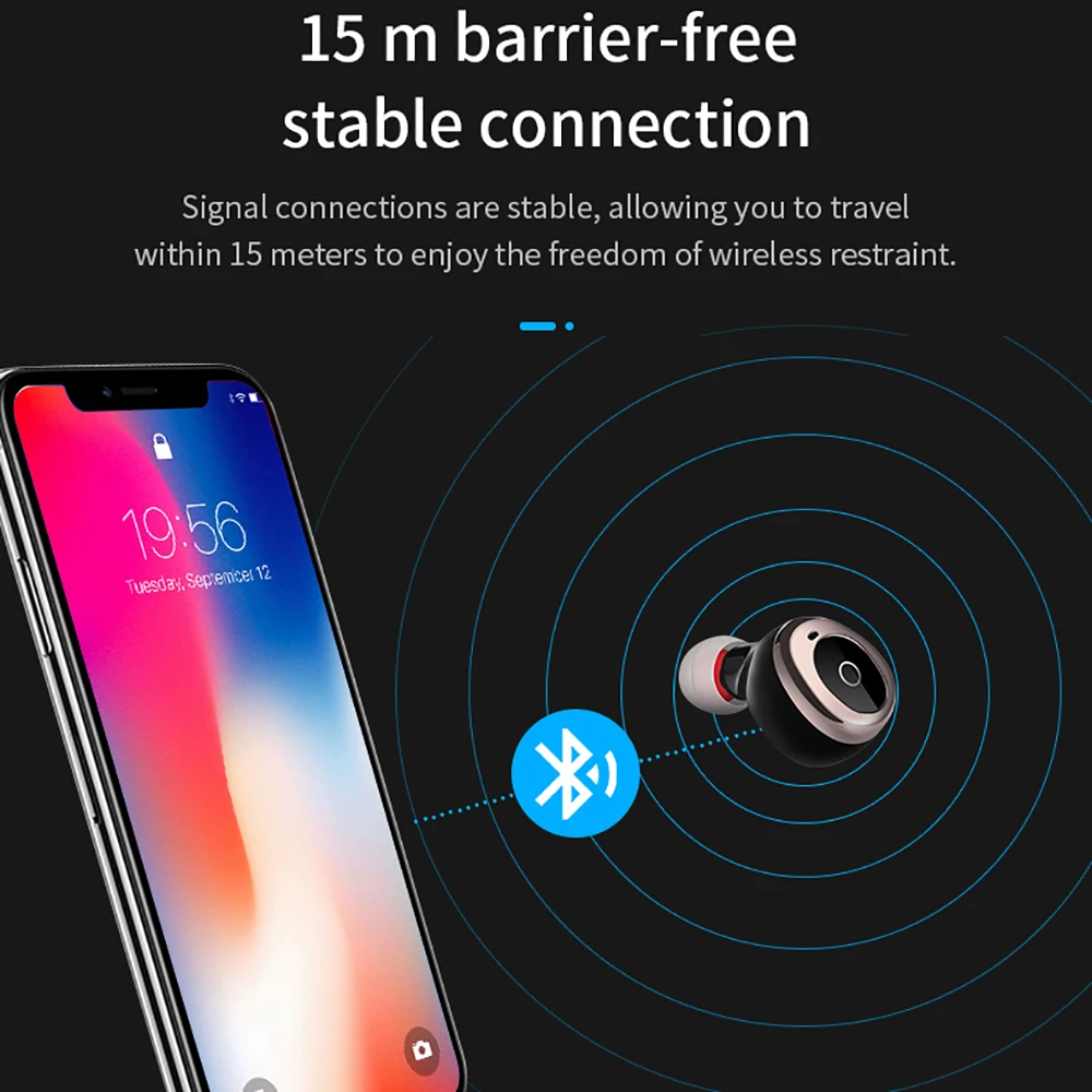 Bluetooth с сенсорным управлением наушники с поворотным магнитным зарядным устройством беспроводной стерео Boot Авто пара наушники Скрытая Спортивная гарнитура