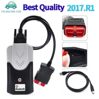 

Sales! NEW VCI 2017.R1 free active vd ds150e cdp pro ufor delphis bluetooth car truck obd obdii Scanner for autocoms with case