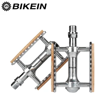 

BIKEIN Ultralight Cycling Bike Pedals MTB BMX Classical Flat Pedal Shelf Sleeve Bearing 3 Colors Mountain Bicycle Accessories
