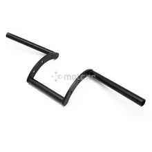 Мотоцикл Custom" 25 мм Z бар откатный черный стальной высокий руль для Harley Sportster Chopper Bobber Softail Dyna Honda