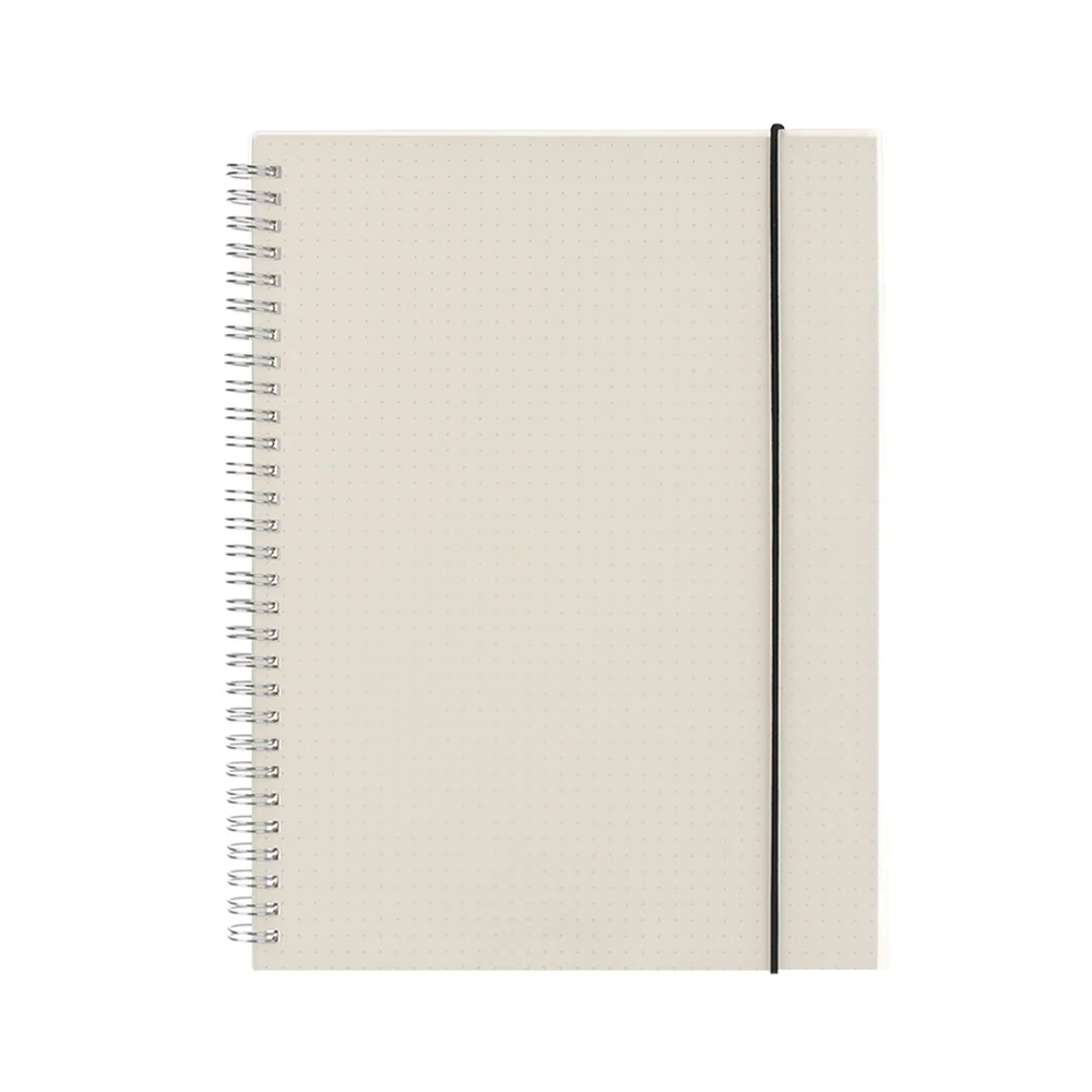 1 шт. A5/A6/B5 спиральная катушка винтажная записная книжка на подкладке в горошек пустая сетка бумажный журнал дневник Sketchbook канцелярские товары офисные принадлежности - Цвет: B5-Dotted pages
