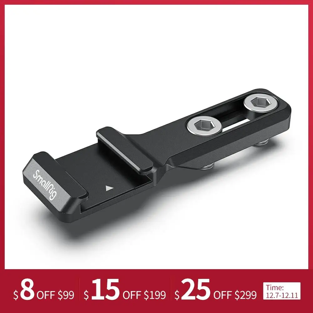 

SmallRig Mount Cold Shoe Extension to the Side of Camera Accessories 2879