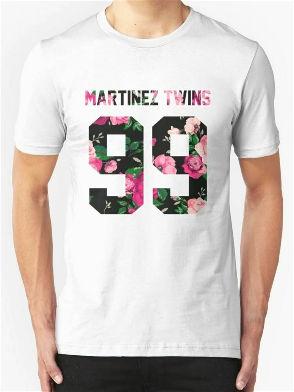 Neu Rare New Martinez Twins-цветная футболка с цветами S-3Xl ретро-футболка |