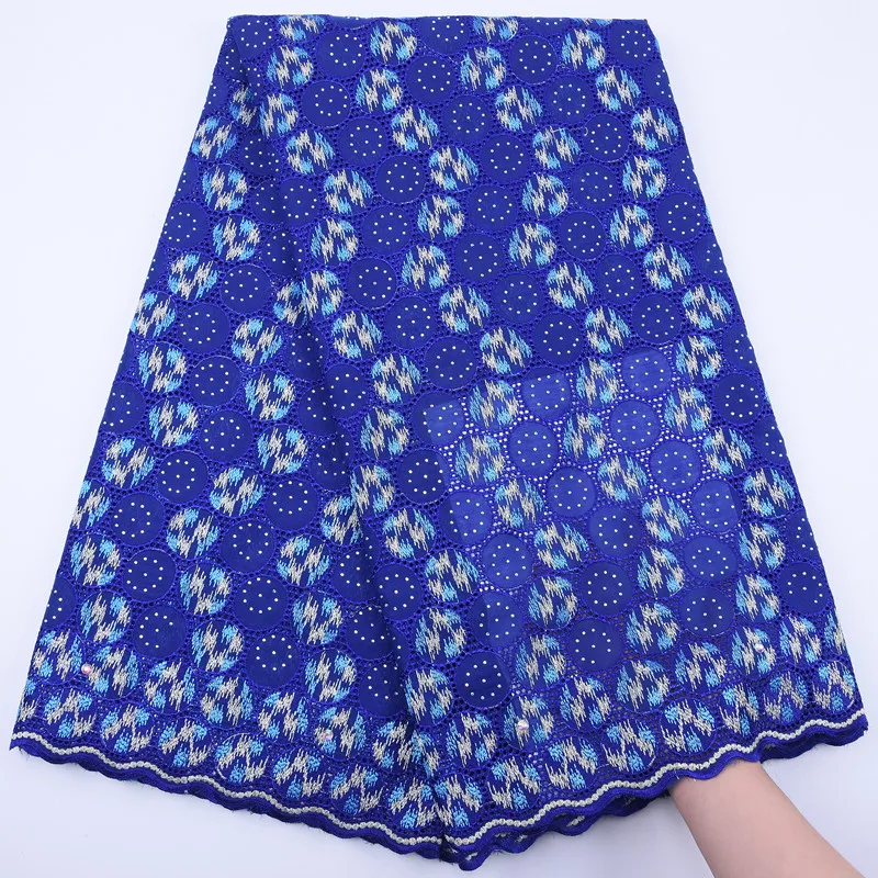 African Polish Lace Fabric High Quality Cotton Swiss Voile Lace Stones Nigerian Swiss Voile Lace Fabric For Men Y1791