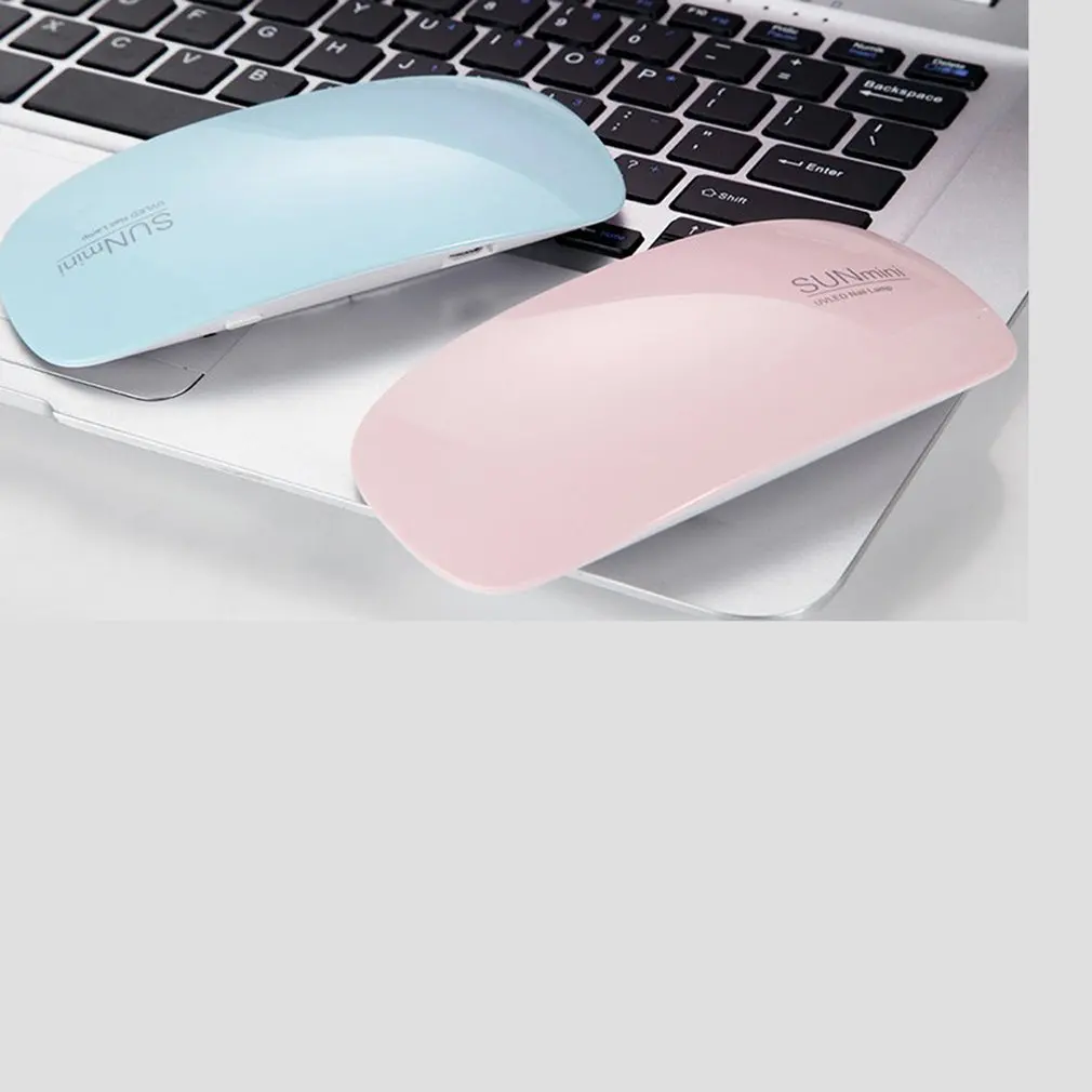 Whit tpye Usb Сушилка для ногтей мышь мини светодиодная фототерапия машина Usb сушка для ногтей УФ-лампа для выпечки светодиодная резиновая мини-лампа для ногтей