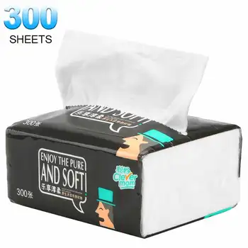 

3 Layers 300 Sheets Toilet Paper Disposable Household Pure Wood Pulp Paper Towel Tissue Dinner Table Napkins