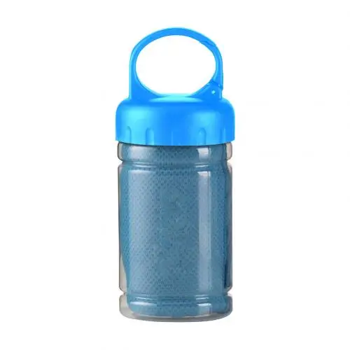 Light Blue 5 цветов 80*30 см Летнее спортивное быстросохнущее Впитывающее охлаждающее полотенце для йоги, фитнеса, бега, плавания - Цвет: Light Blue