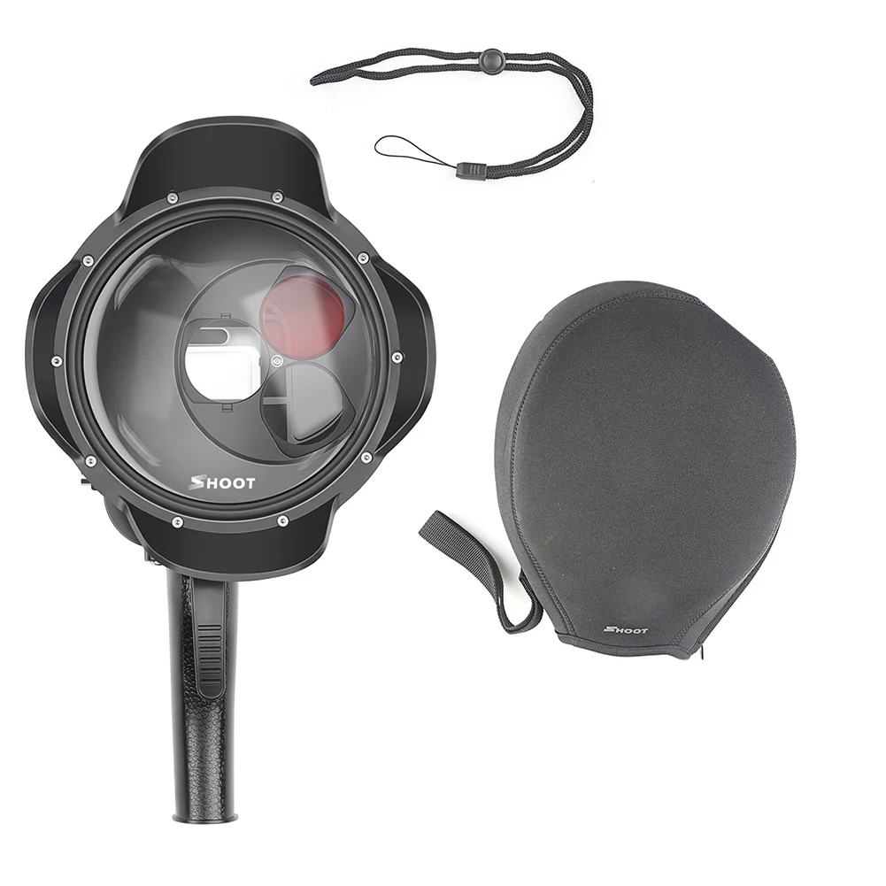 

With Trigger Accessories Clear Adjustable Lens Protection Magnification Waterproof Durable Diving Dome Cover For Gopro Hero7 6 5