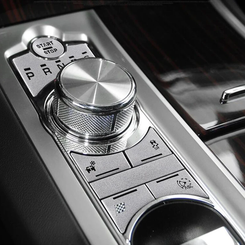 Schalttafel Abdeckungen Für Jaguar XF 2012-2015 - Aluminium Knopfersatz Set