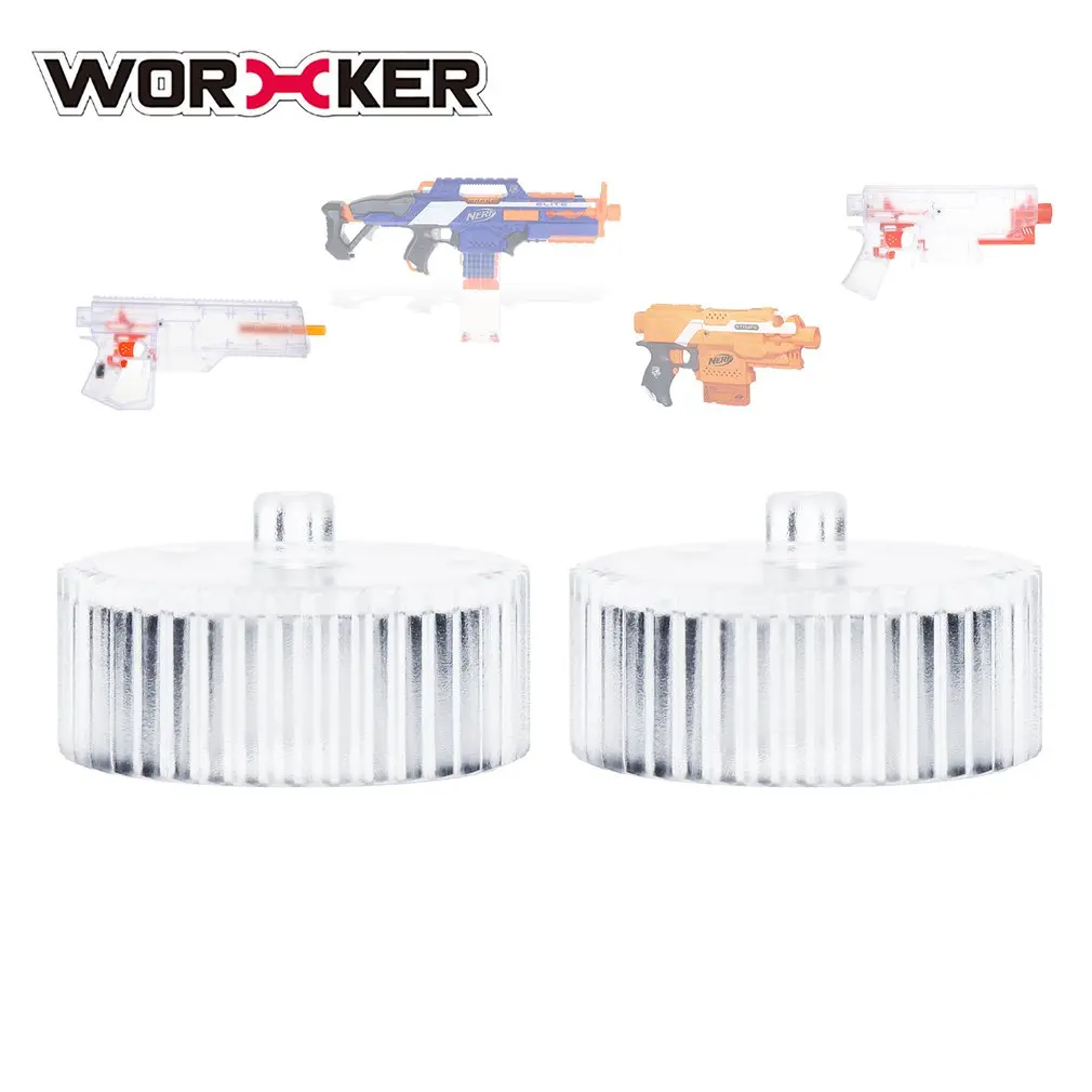 

PC Twill Flywheel For Nerf Stryfe/Nerf Rapidstrike CS-18/Swordfish/ Dominator/Plain Flywheel Cage - Transparent FL-W0356