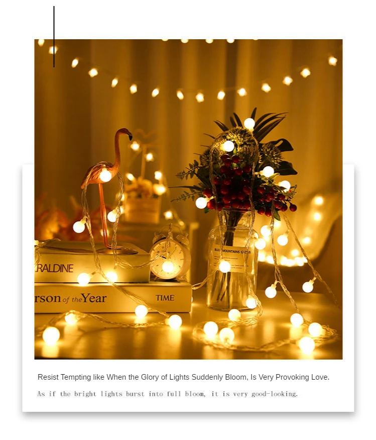 INS Girl's Heart Lovely Star LED Strip Colorful Bedroom Decorative Indoor Chain Christmas Party Festival Hanging Lights fairy light wall