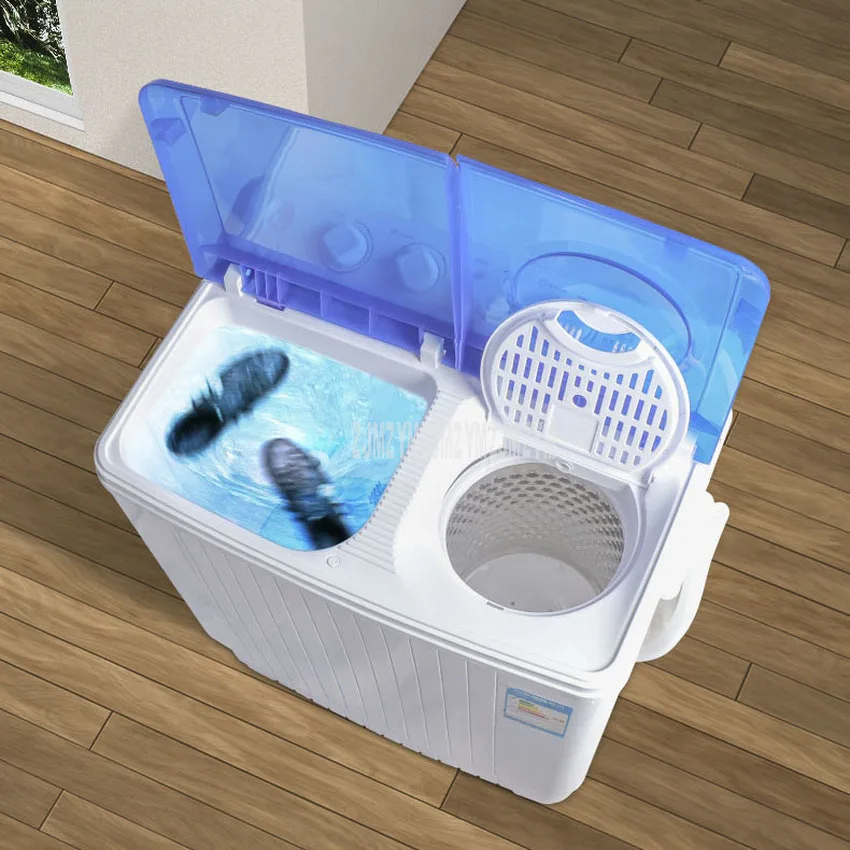 Shoes Washing Machine Double Dual Barrel Household Intelligent Automatic Shoes Washer and Dryer Machine 260W 220V XPB68-688S