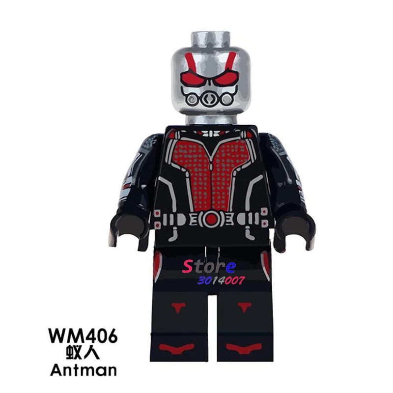 WM406 Один Thor Ghost Rider мотоцикл Капитан Америка Antman люк клетка Tigress Blade строительные блоки кирпичи игрушки для детей - Цвет: WM406