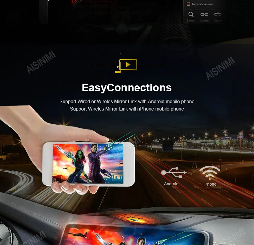 Top AISINIMI Android 9.0 CarPlayer FOR BMW X1 E84 (2009-2015) Without original screen/Supply with iDrive audio gps stereo all in one 10