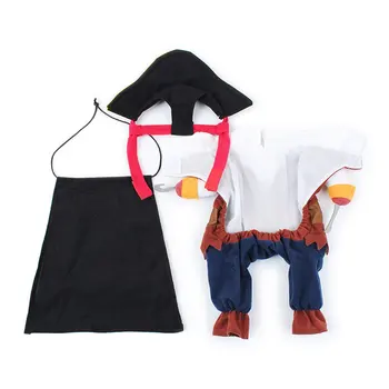 

Halloween Costumes Halloween Dog Cat Small Clothes Cosplay Pirate Pet Clothes Teddy Autumn and Winter Clothing