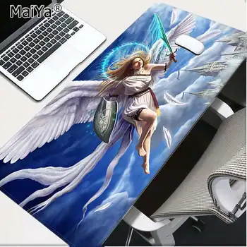 

MaiYa angel of light Angel The Final File Unique Desktop Pad Game Mousepad Size for 30x60cm 40x90cm Rubber Rectangle Mousemats