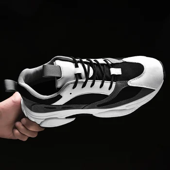 

Fashion Men Casual Shoes 2020 brand sneakers men Lightweight Lace-up Walking Sneakers trainer Male Footwear 190821