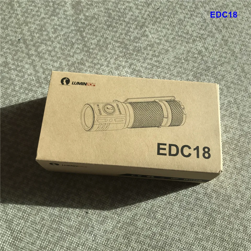 Lumintop EDC18 Cree Nichia 219CT Luminus высокой мощности 18650 фонарик магнит яркий портативный фонарь для детей