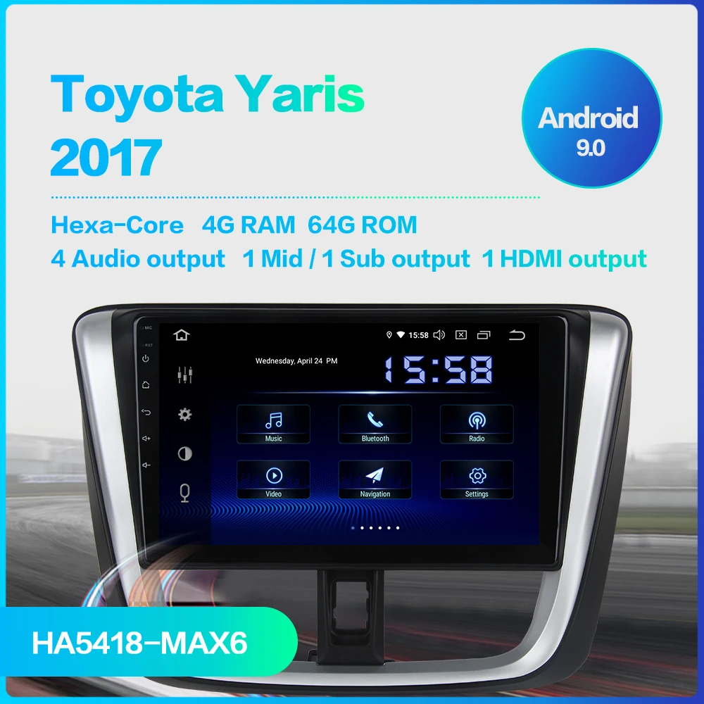 Для Toyota RAV4 автомобиля gps навигации Системы 9 дюймов Автомобильный Радио плеер Android 9,0 PX6 RK3399 мультимедиа