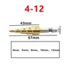 HSS Titanium Coated Step Drill Bit 4-12 4-20 Drilling Power Tools Metal High Speed Steel Wood Hole Cutter Cone Drill ► Photo 2/3