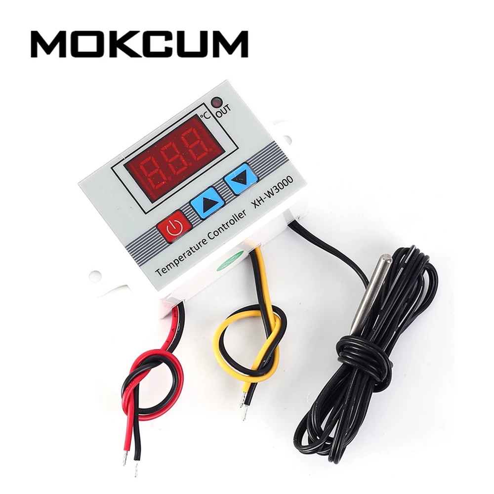 DC 12V 120W цифровой термостат регулятор температуры-30-220C термометр сигнализация регулятор температуры NTC датчик