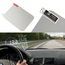 Filme especial obd ii consumo de combustível overspeed display veículo-montado cabeça up sistema de exibição estilo do carro filme reflexivo