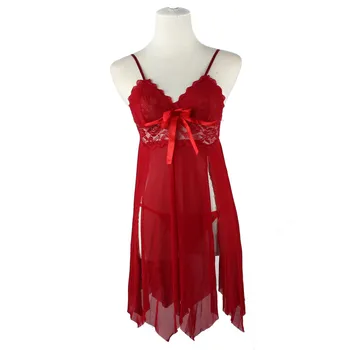 

JAYCOSIN Delicate New Women Casual Sexy Lingerie Underwear Babydoll Sleepwear Lace Dress G-string Nightwear Comfortable Set