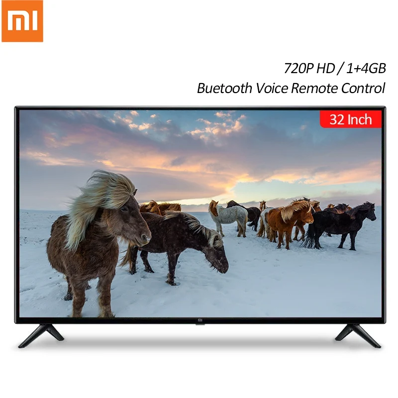  Xiaomi Mi Smart TV 4S 32 Inch 720P HD Android 1+4GB Smart TV Television Chinese Version Support blu