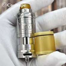 Vapor gigante v6s rta 2020 versão revista rta tanque atomizador 23mm 5.5/7ml topfill sistema único fluxo de ar bobina ajustável rta
