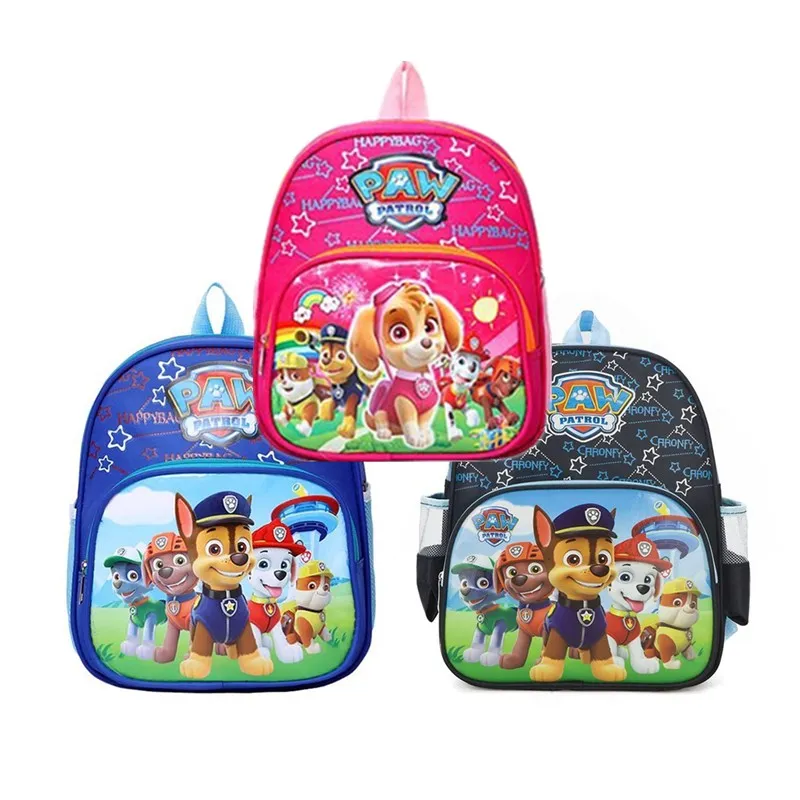 

Paw patrol toys set action figure kids bag school cute knapsack Canine Puppy paw Patrol backpack toys paw patrol birthday gift