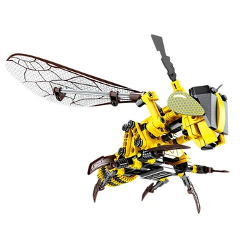 

236Pcs Simulated Insect DIY Bee Wasp Building Blocks Assembly Building Blocks Set Educational Toys for Children dragonfly Block