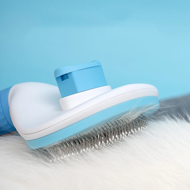 Pet Dog Cat Puppy Hair Shedding Grooming Trimmer Fur Auto Comb Brush Tool on-slip Pets Product Hair Removal Combs For Cats Pet Dog Cat Puppy Hair Shedding Grooming Trimmer Fur Auto Comb Brush Tool on-slip Pets Product Hair Removal Combs For Cats