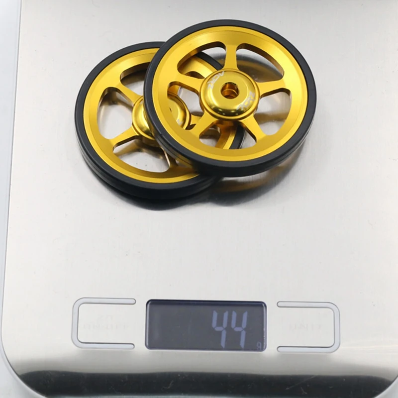 7075 сплав 1 пара супер легкий Easywheel для Brompton черный/серебристый/золотой
