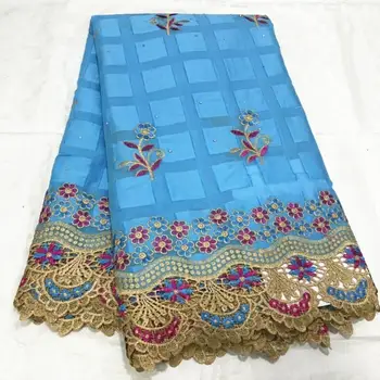 

African Swiss Voile Lace High Quality Dry Cotton Lace Fabric Nigerian Lace Fabrics Dubai material for Women Dress