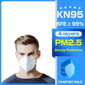 

Fast delivery Hot Sale 4-layer mask 50pcs Face Mouth Masks Non Woven Disposable Anti-Dust Masks Earloops Masks