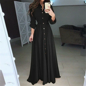 

Women Dress Plus Size Ladies Dresses Long Sleeve Floral Boho Women Bodycon Maxi Dress Womens Clothing Evening Party Dresses