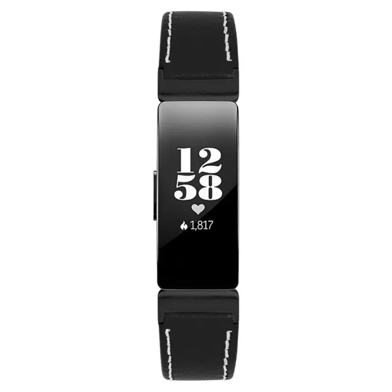 KZ1505B as picture Совместимость для Fitbit вдохновить& для Fitbit Inspire HR ремешок, кожаный ремешок Регулируемый замена аксессуары, ремни - Цвет: KZ1505B as picture
