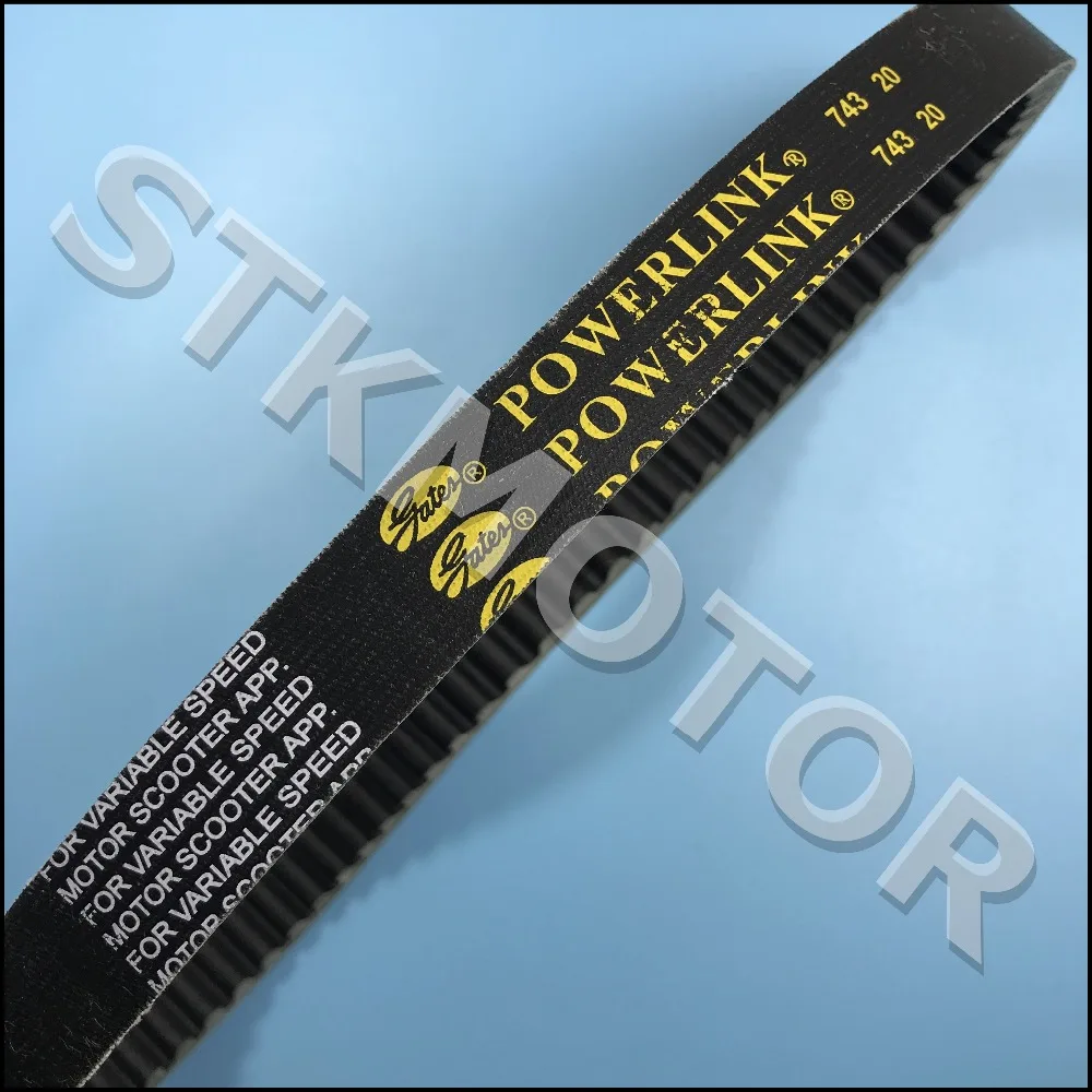 Powerlink производительность 743 20 30 CVT приводной ремень для GY6 125cc 150cc моторный Мопед Скутер ATV Quad