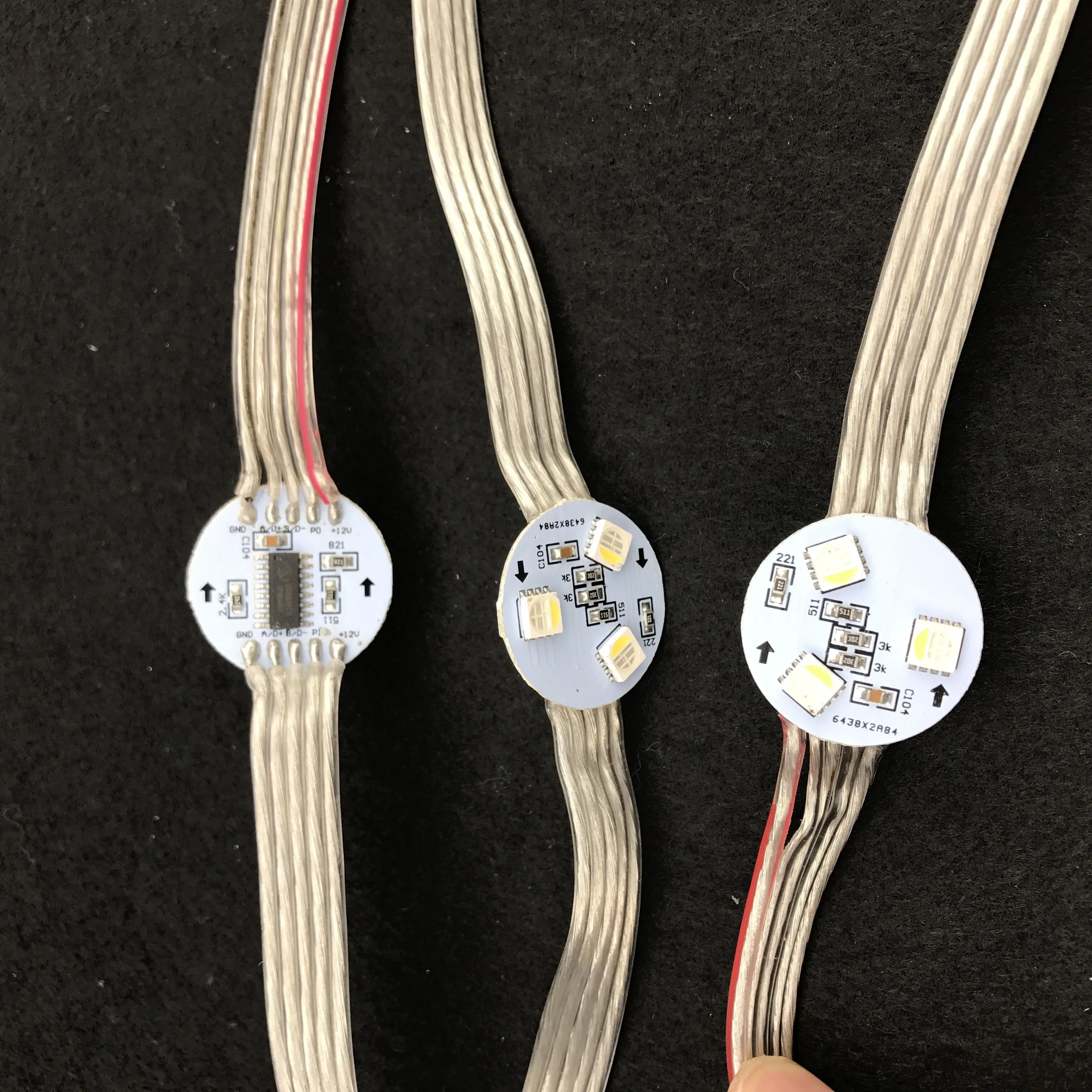 DC12V RGBW Стандартный DMX512(UCS512C3)5050 SMD адресный пиксельный модуль 0 72 Вт (3 светодиода) Не