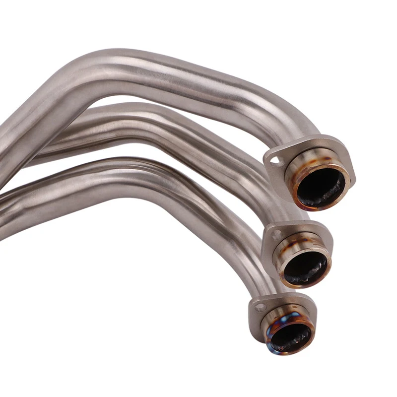 51 мм выхлопная система для Yamaha MT-07 MT-09 FZ07 FZ09 мотоциклетный коллектор Mid Link Pipe slip on нержавеющая сталь удалить катализатор