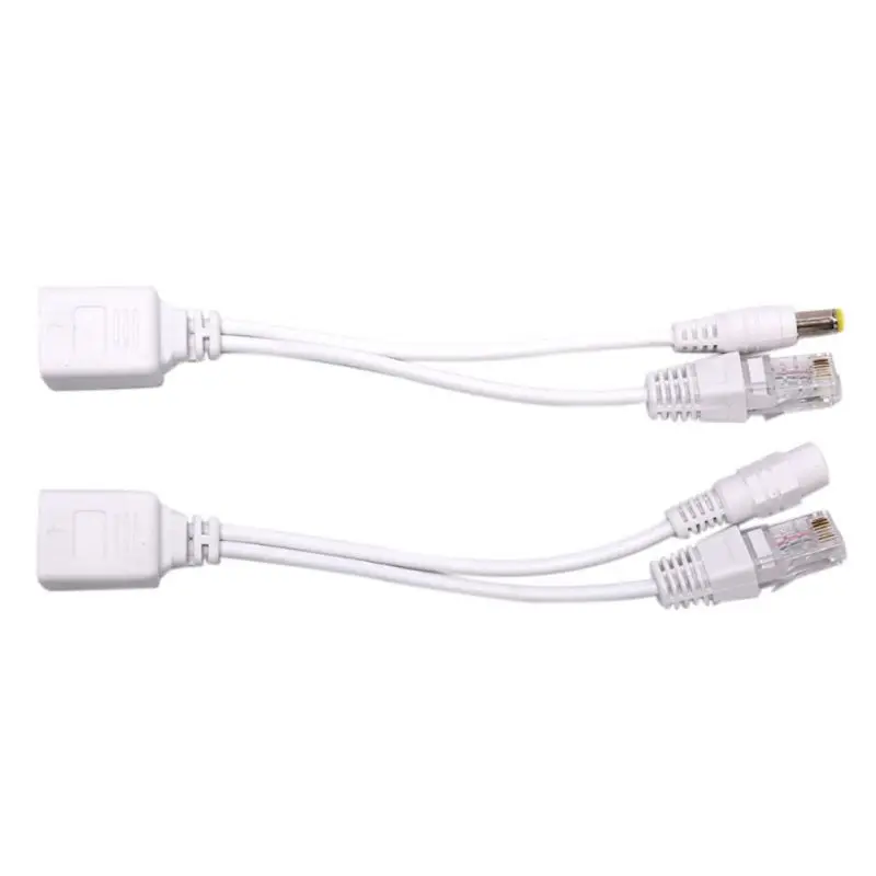 Высокая точность Температура Сенсор с RJ45 разъем 1 пара из 2 предметов пассивный Мощность над инжектор ethernet кабель сплиттер комплект